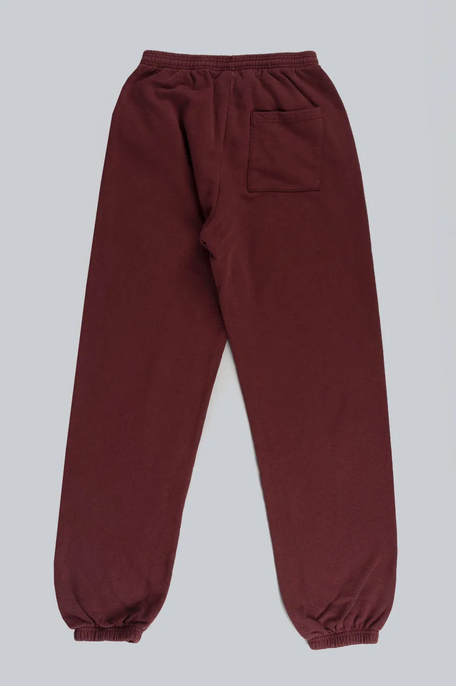 SPORTY AND RICH UPPER EAST SIDE SWEATPANTS MERLOT