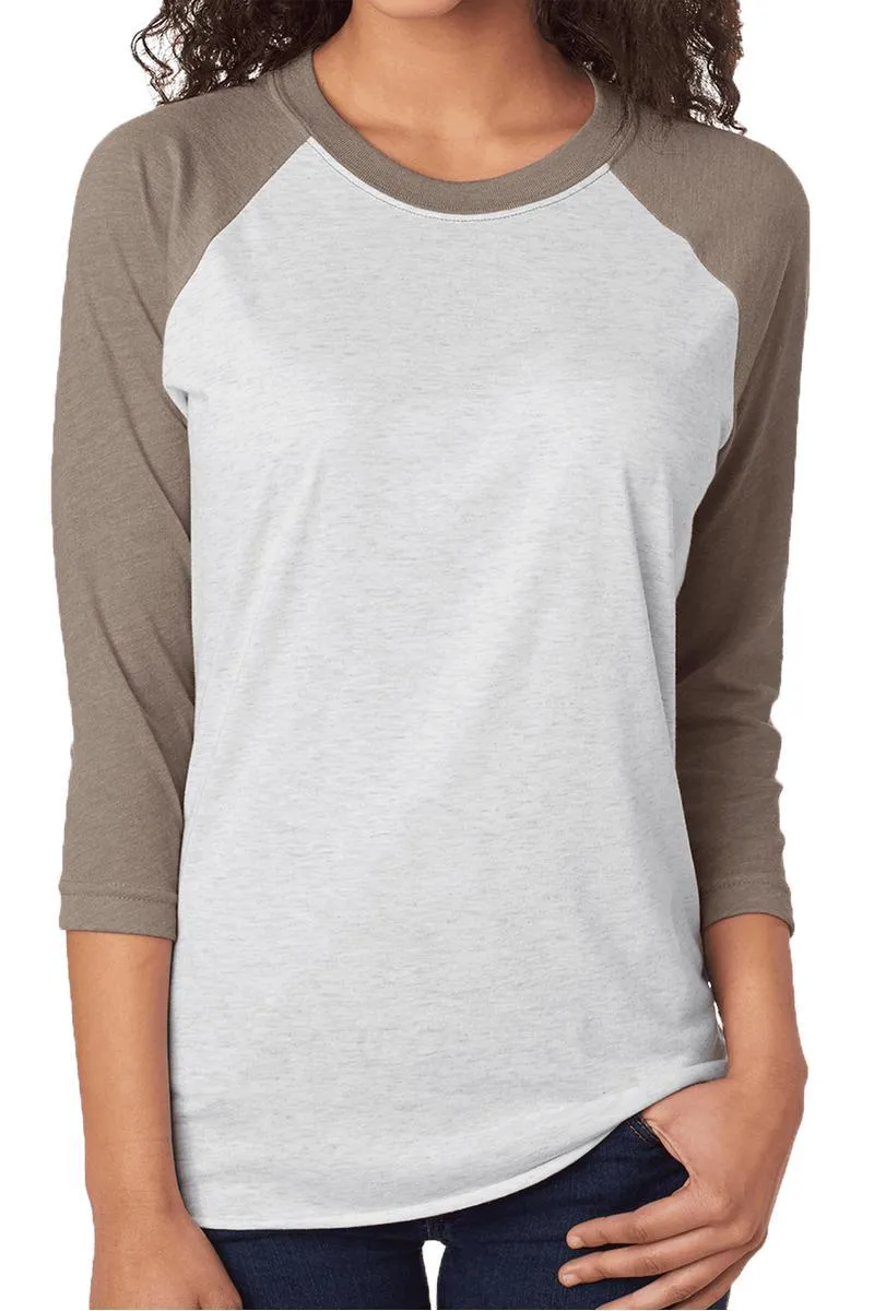Spots Happy Fall Pumpkin Tri-Blend Unisex 3/4 Raglan