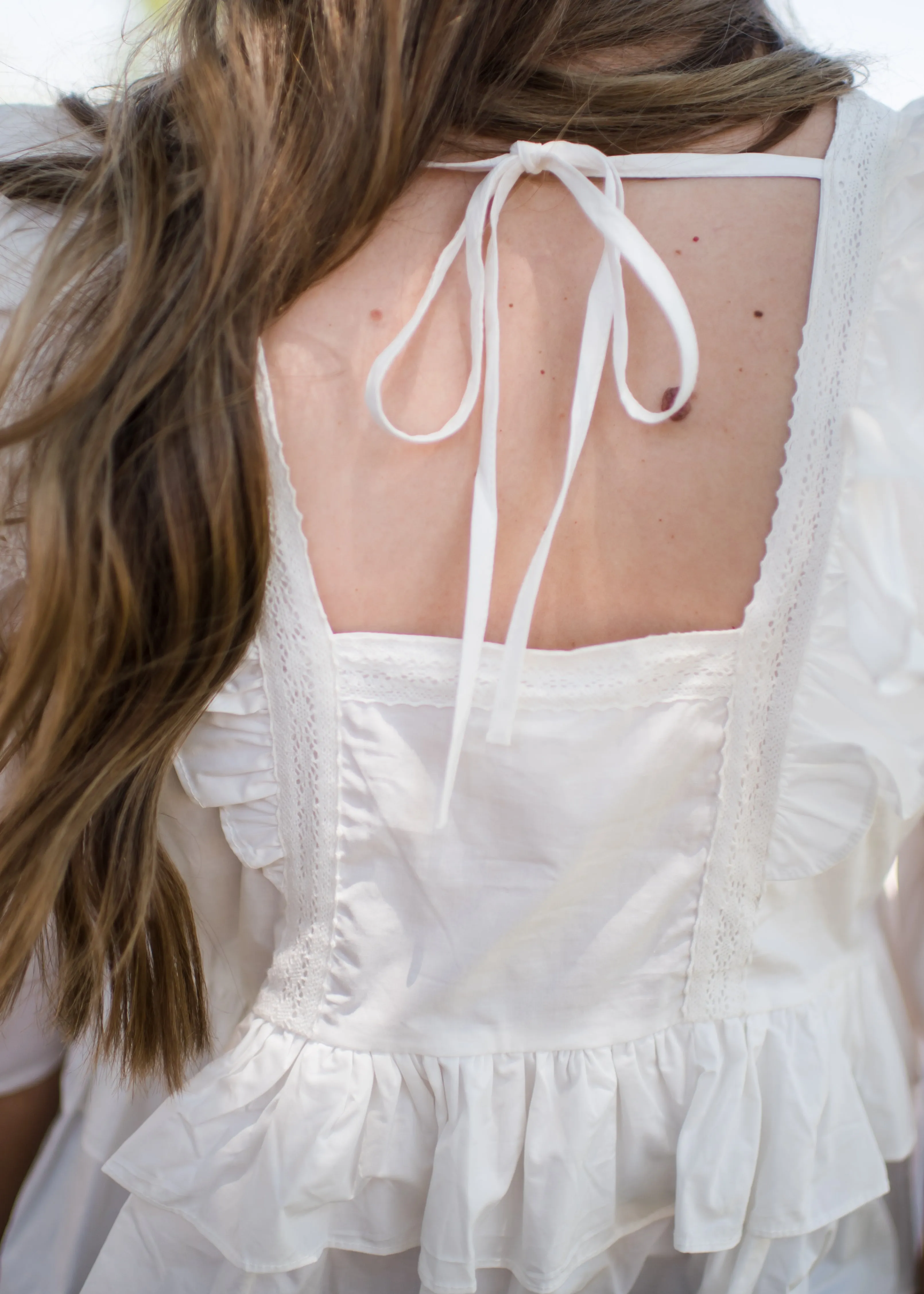 Stealing Hearts White Blouse