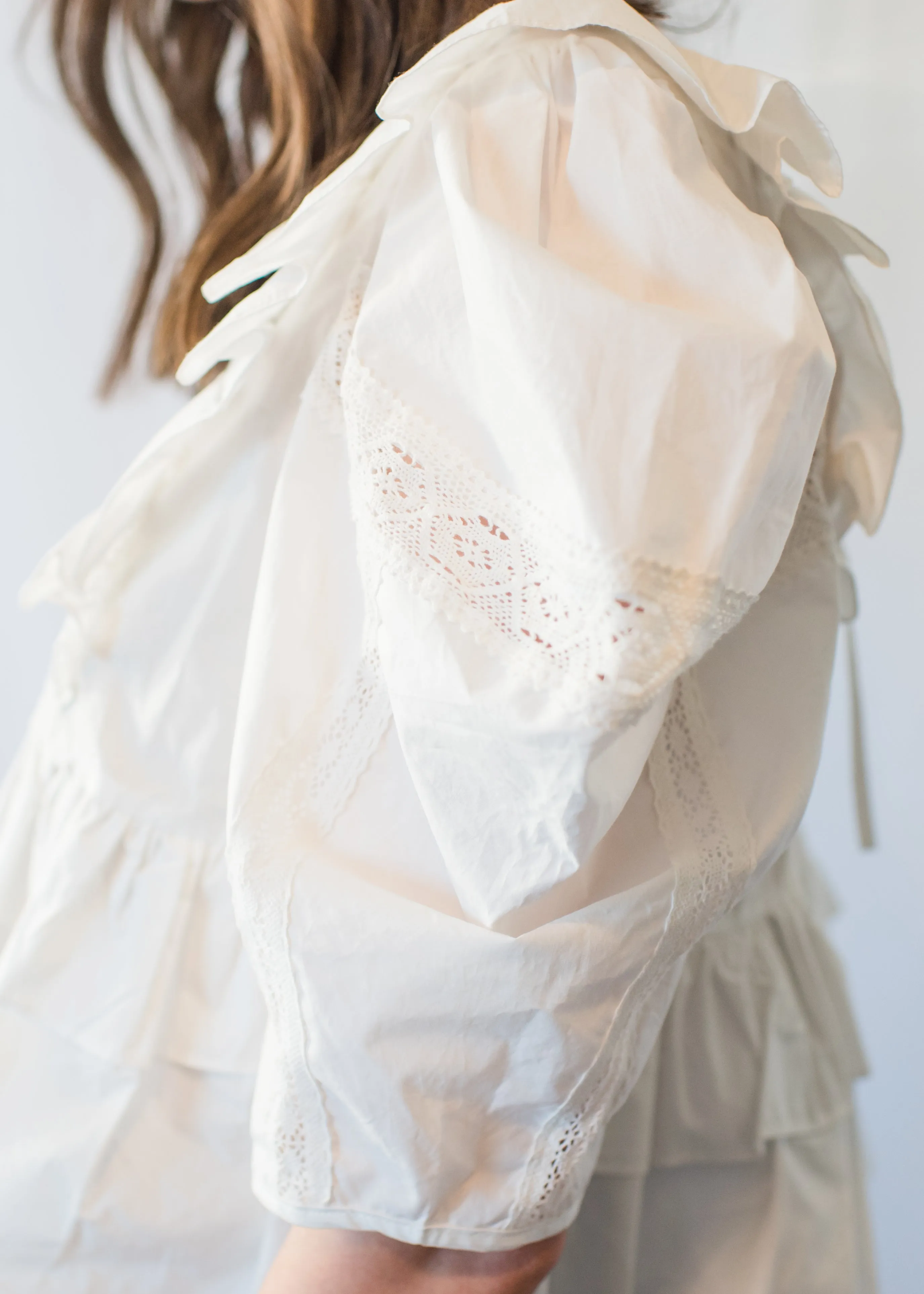 Stealing Hearts White Blouse