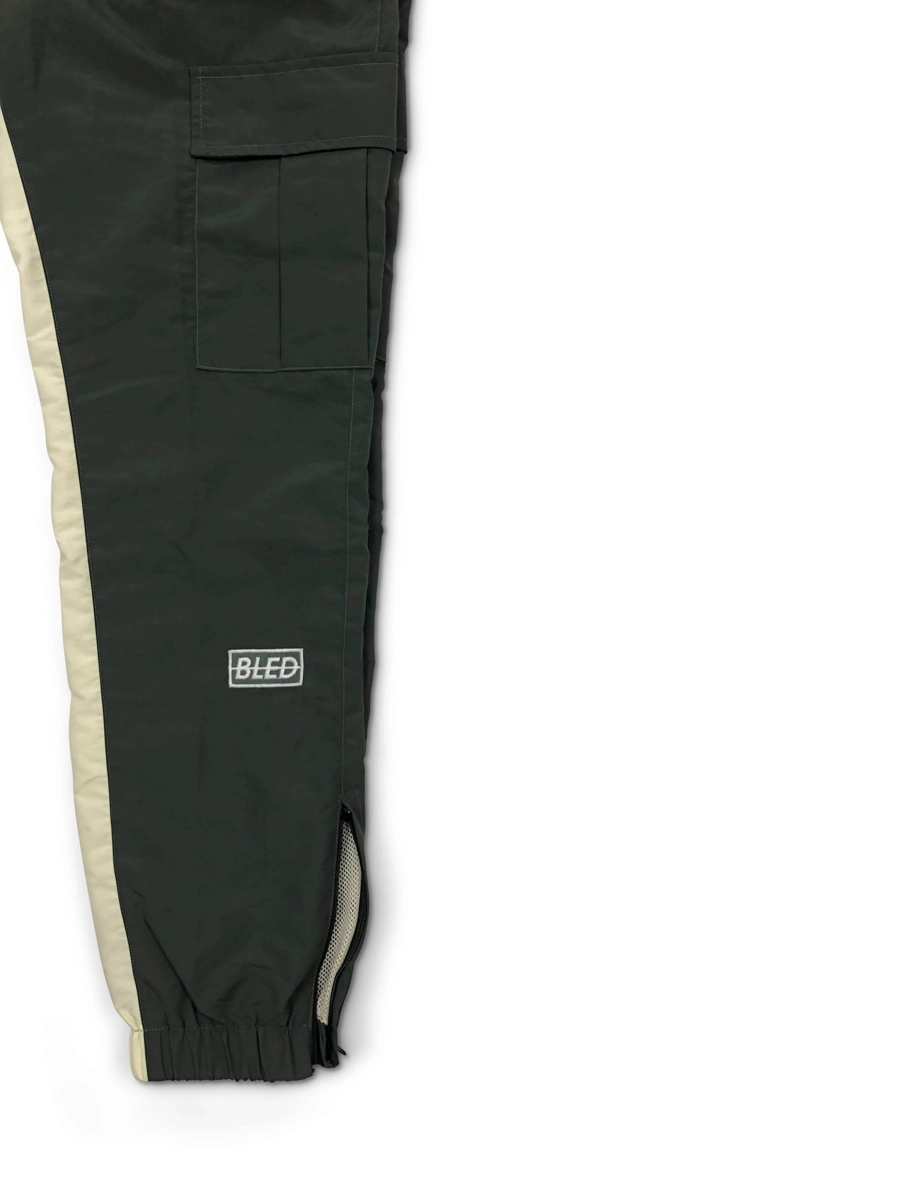 Stealth Cargo Track Pant - Olive/Cream