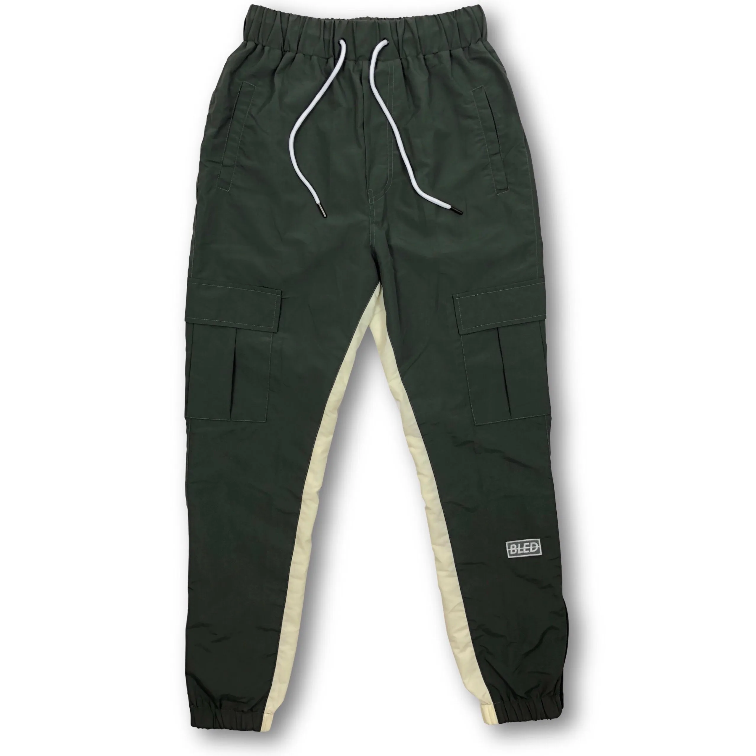 Stealth Cargo Track Pant - Olive/Cream