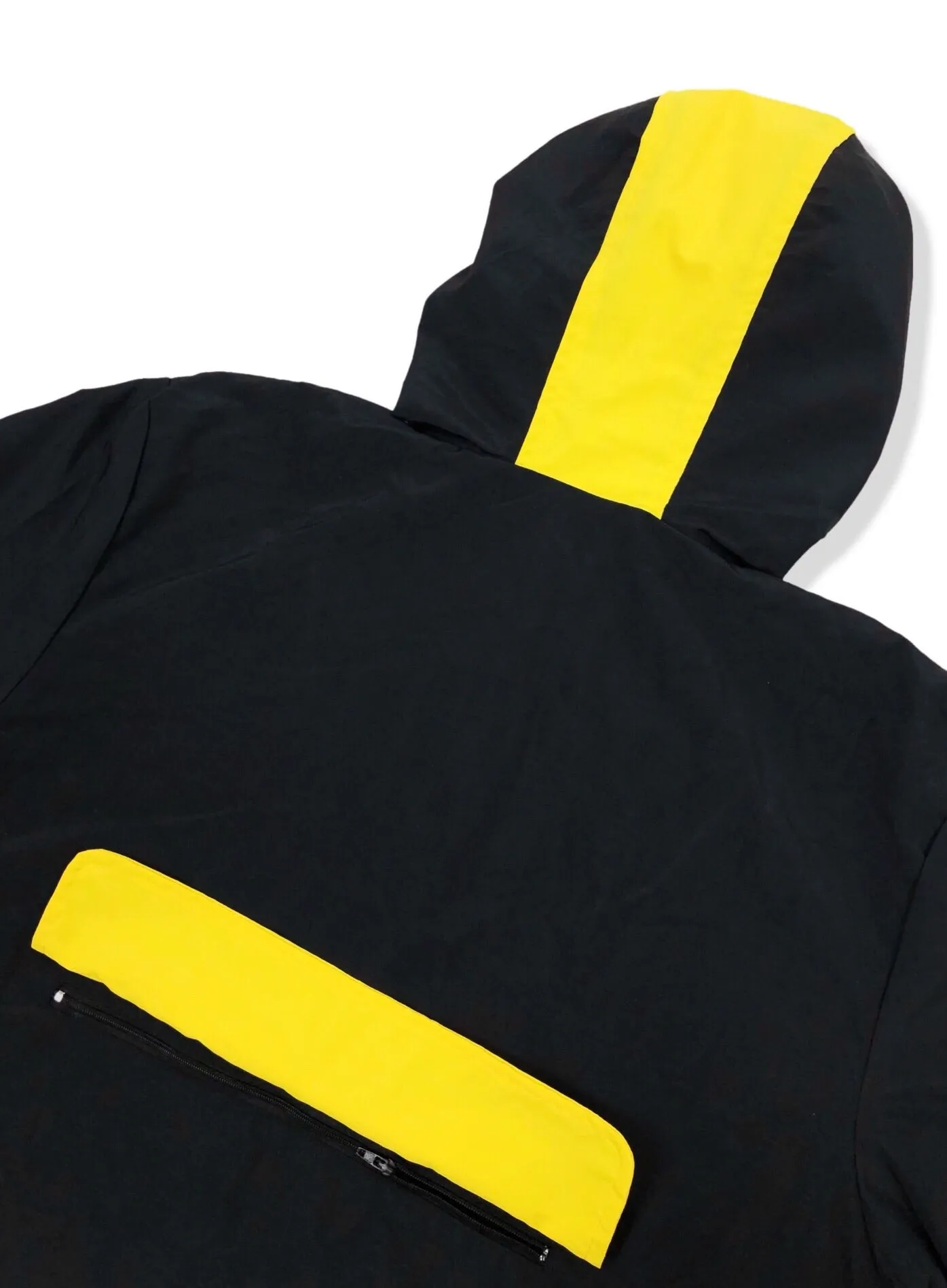 Stealth Hooded Track Jacket - Black/Yellow