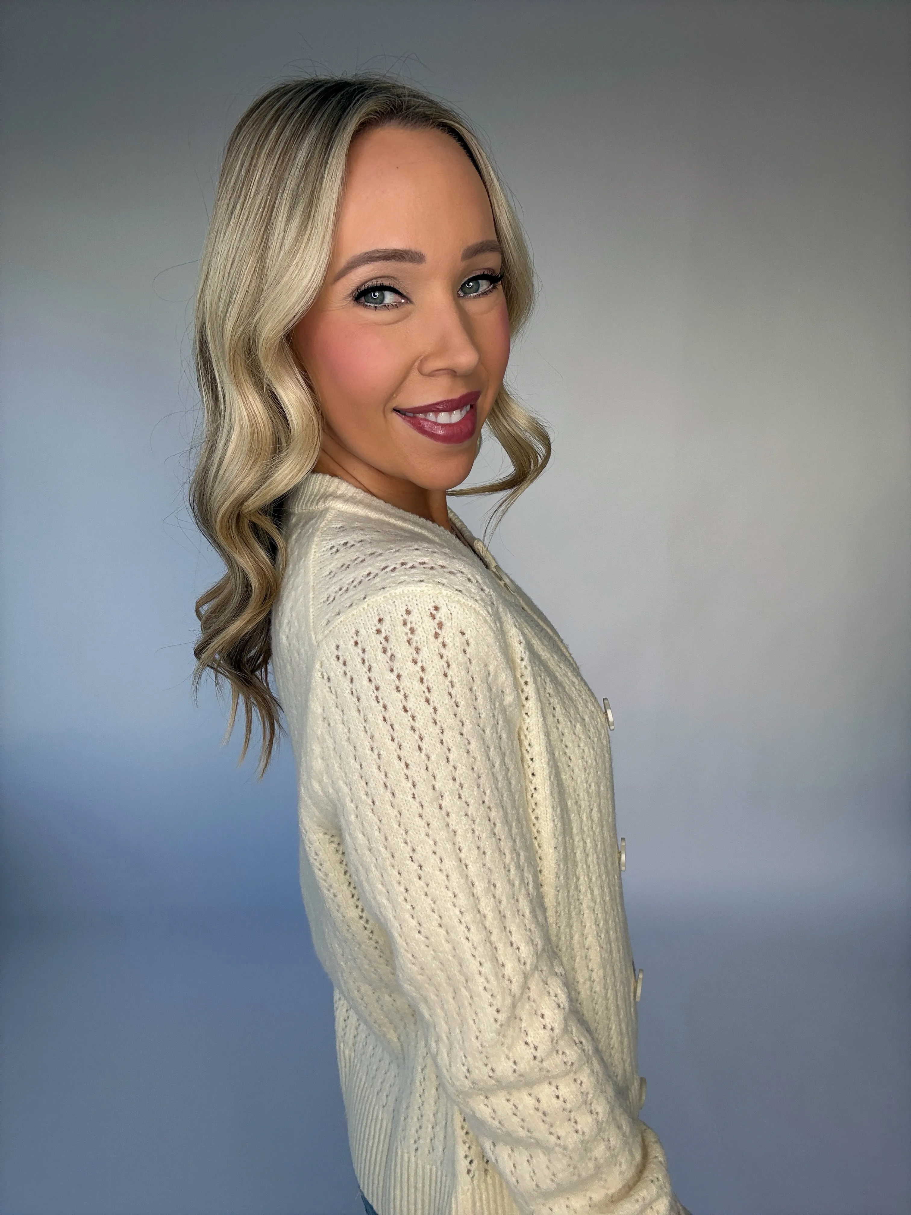 Steve Madden Illiana Open Stitch Cardigan