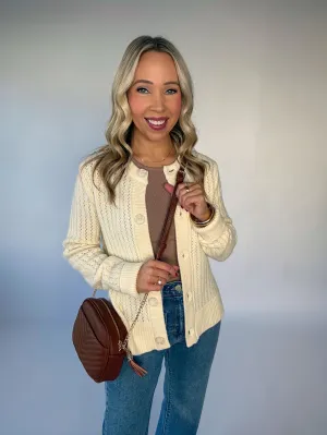 Steve Madden Illiana Open Stitch Cardigan
