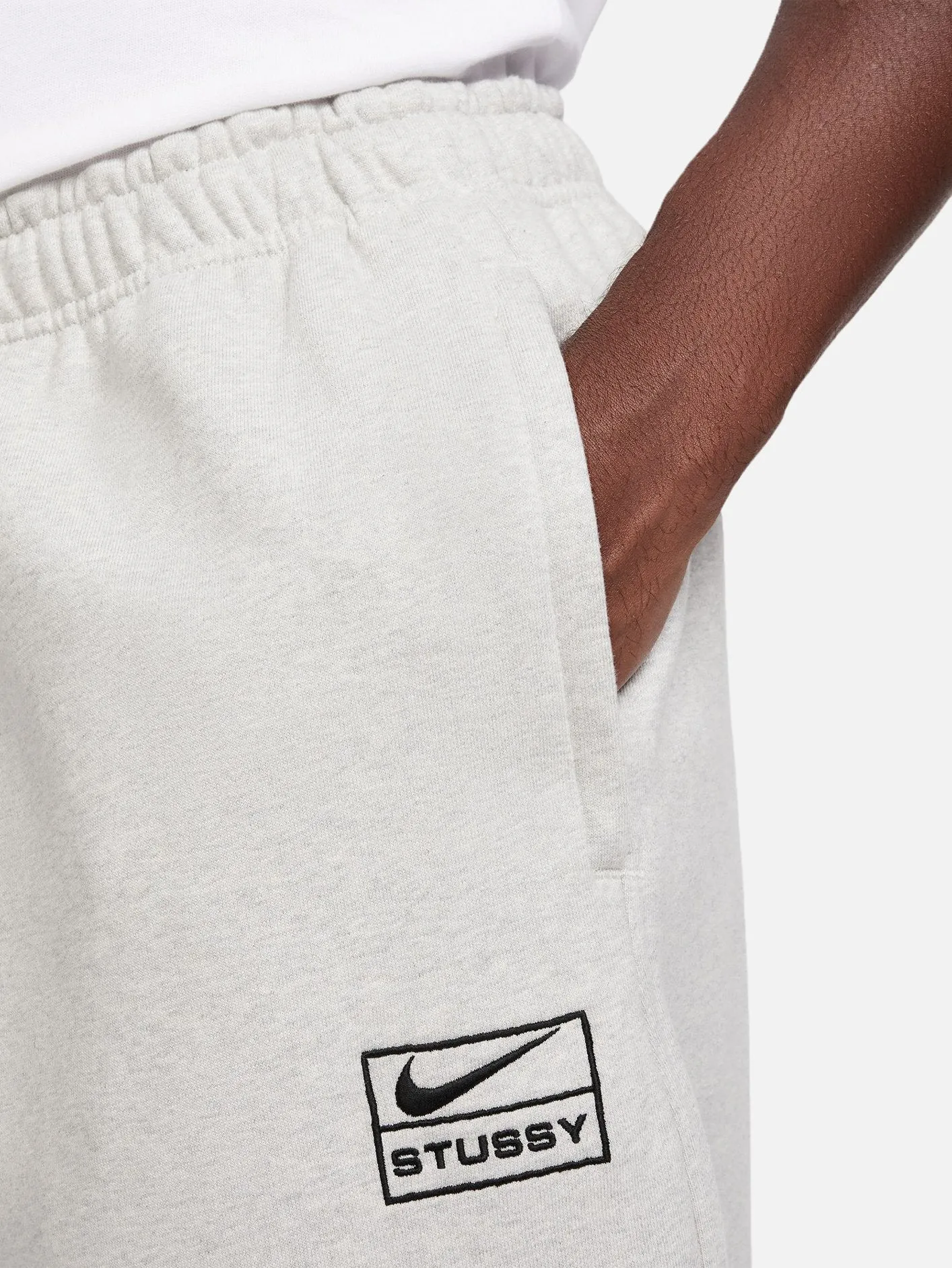 Stussy x Nike NRG BR Fleece Sweatpants - Grey