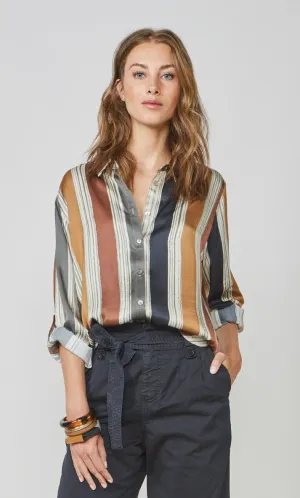 Summum Multicolor Striped Blouse