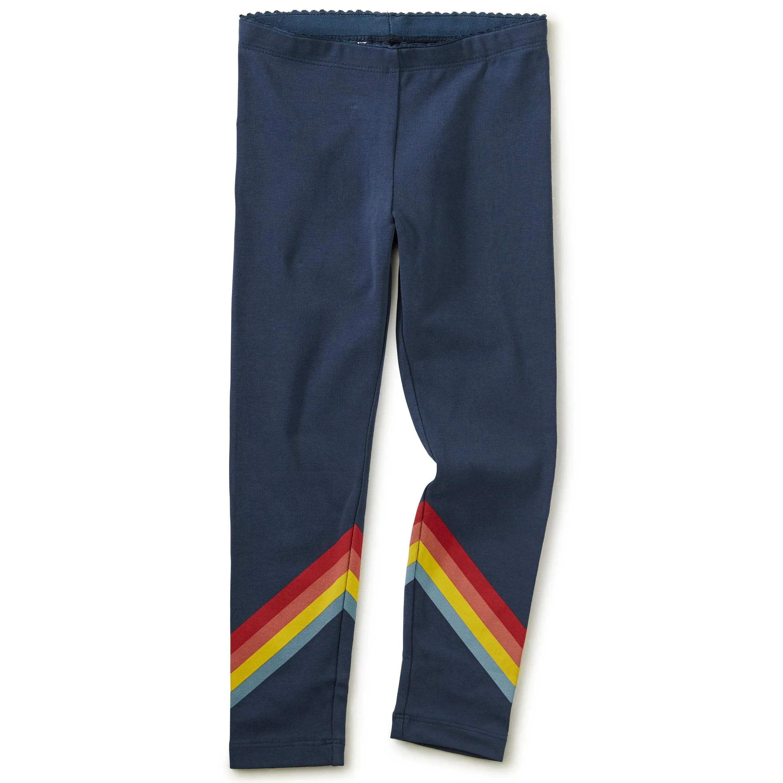 Tea Collection Whale Blue Rainbow Leggings - Size 2