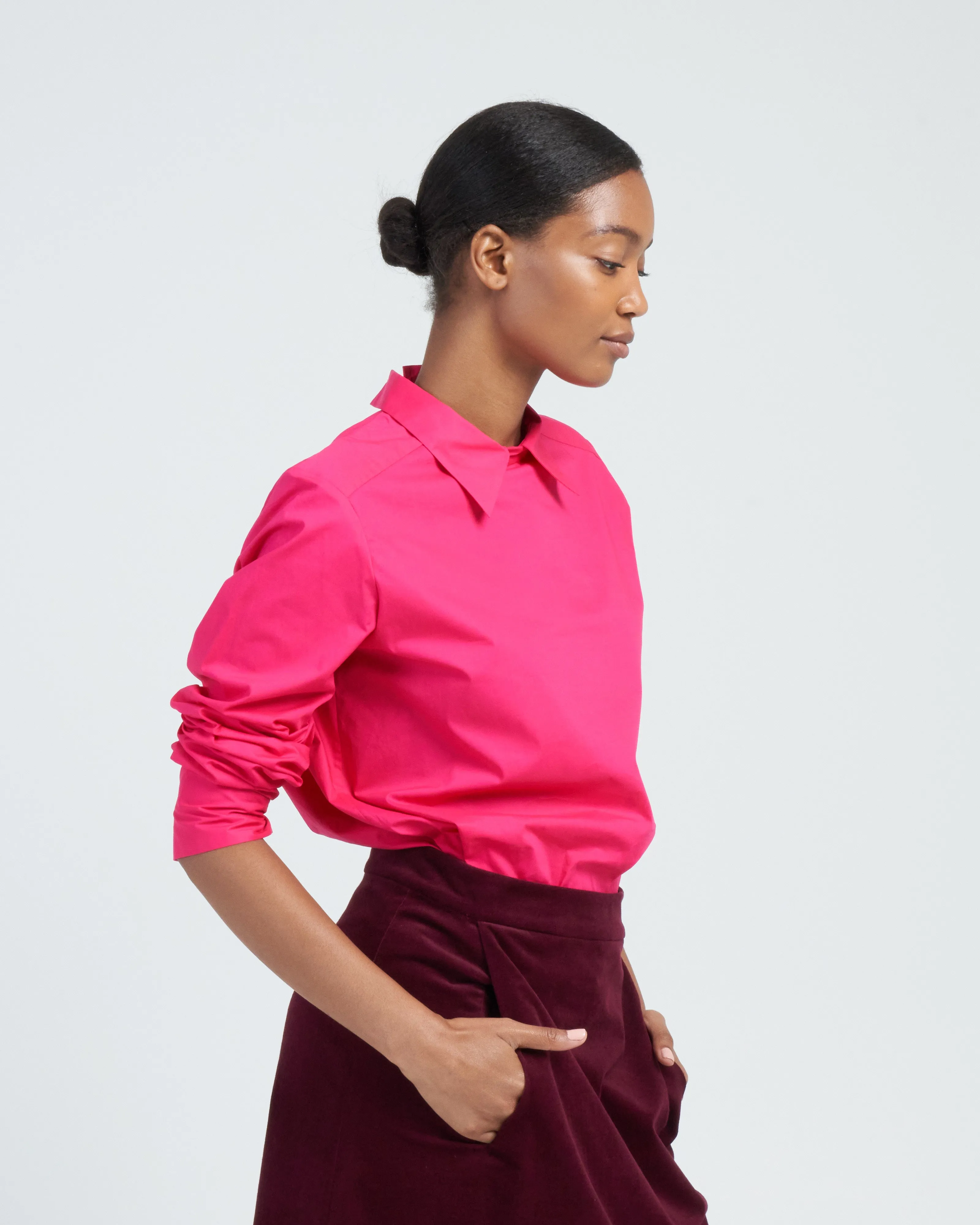 the boy's blouse - shocking pink