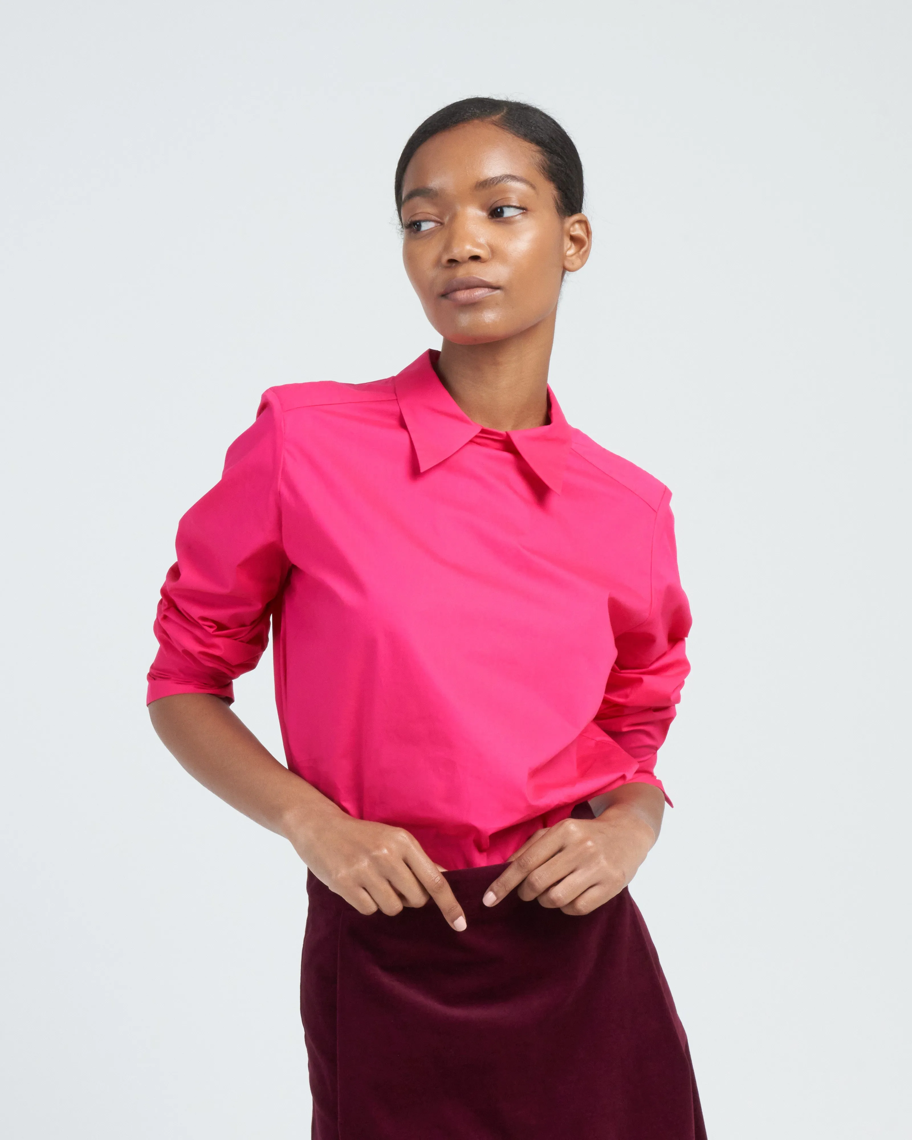 the boy's blouse - shocking pink