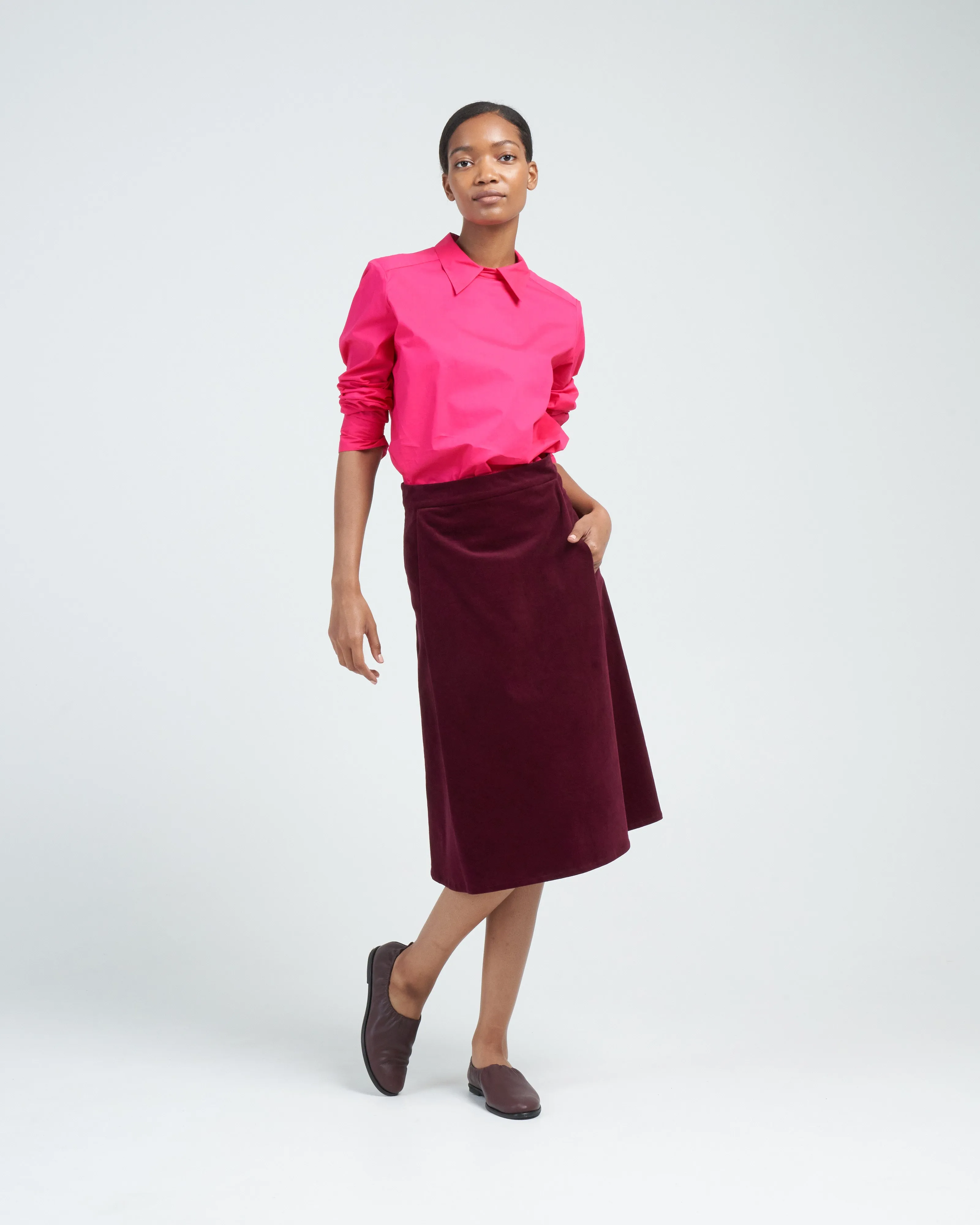 the boy's blouse - shocking pink