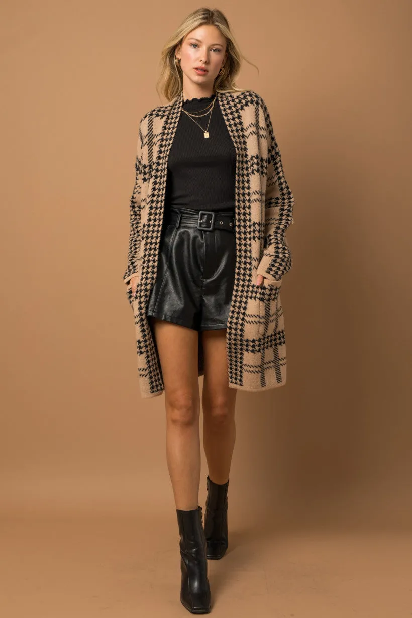 The Houndstooth Coatigan