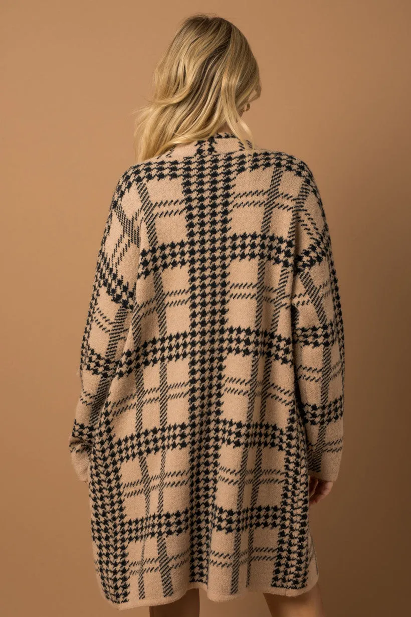 The Houndstooth Coatigan