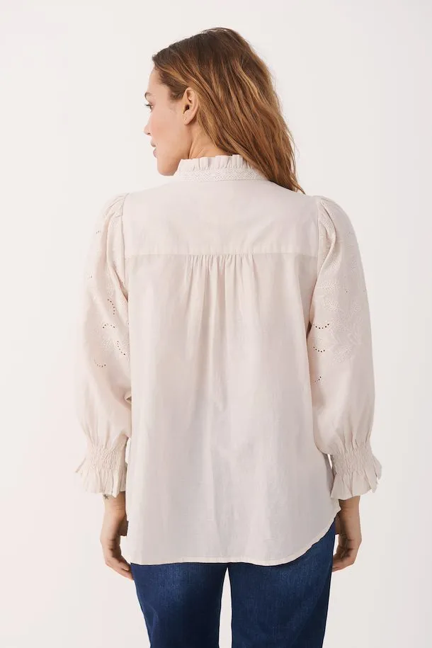 The Kilja Blouse by Part Two - Whitecap - PLUS