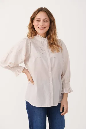 The Kilja Blouse by Part Two - Whitecap - PLUS