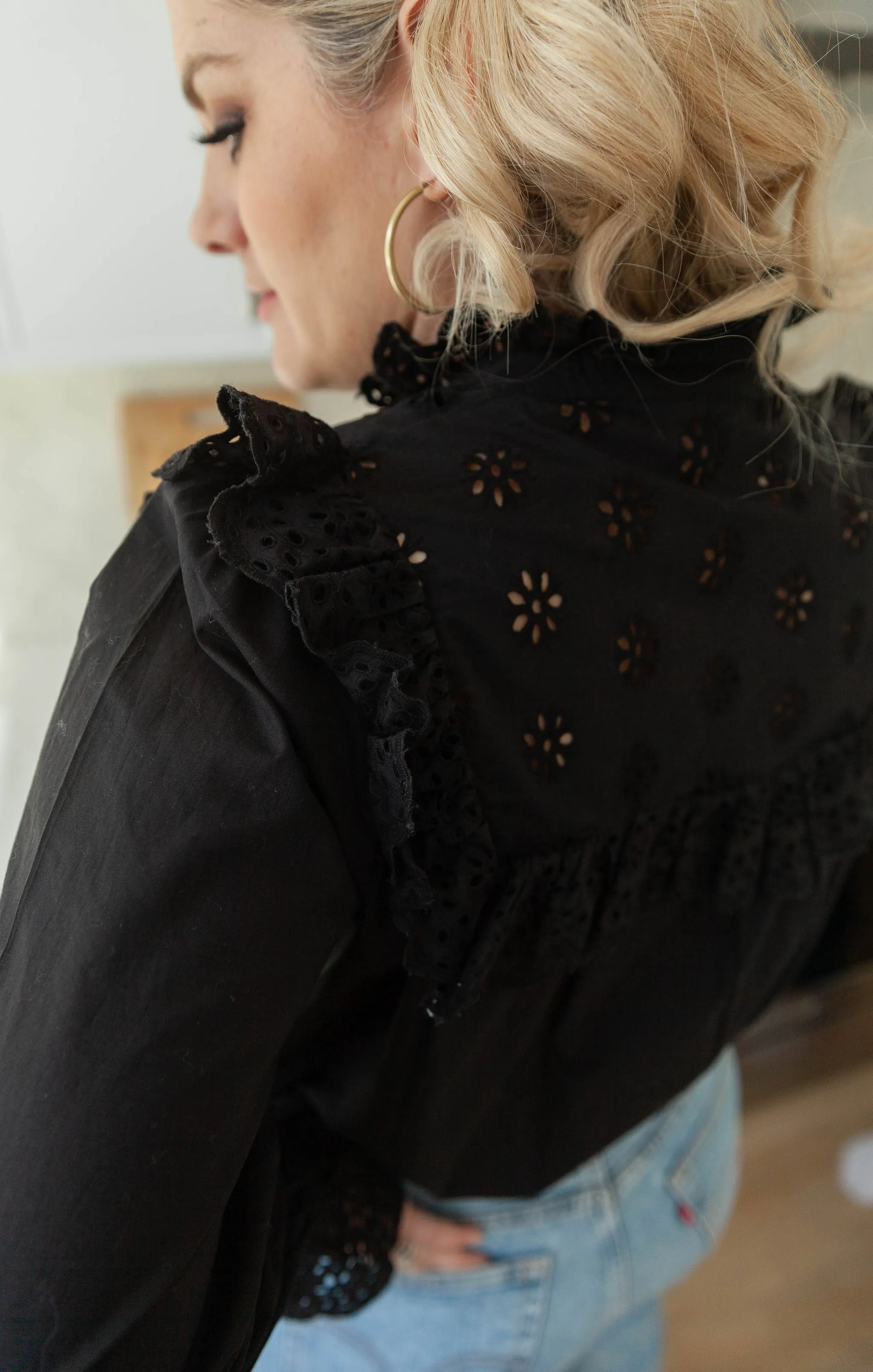 The Nilea Blouse by Part Two - Black
