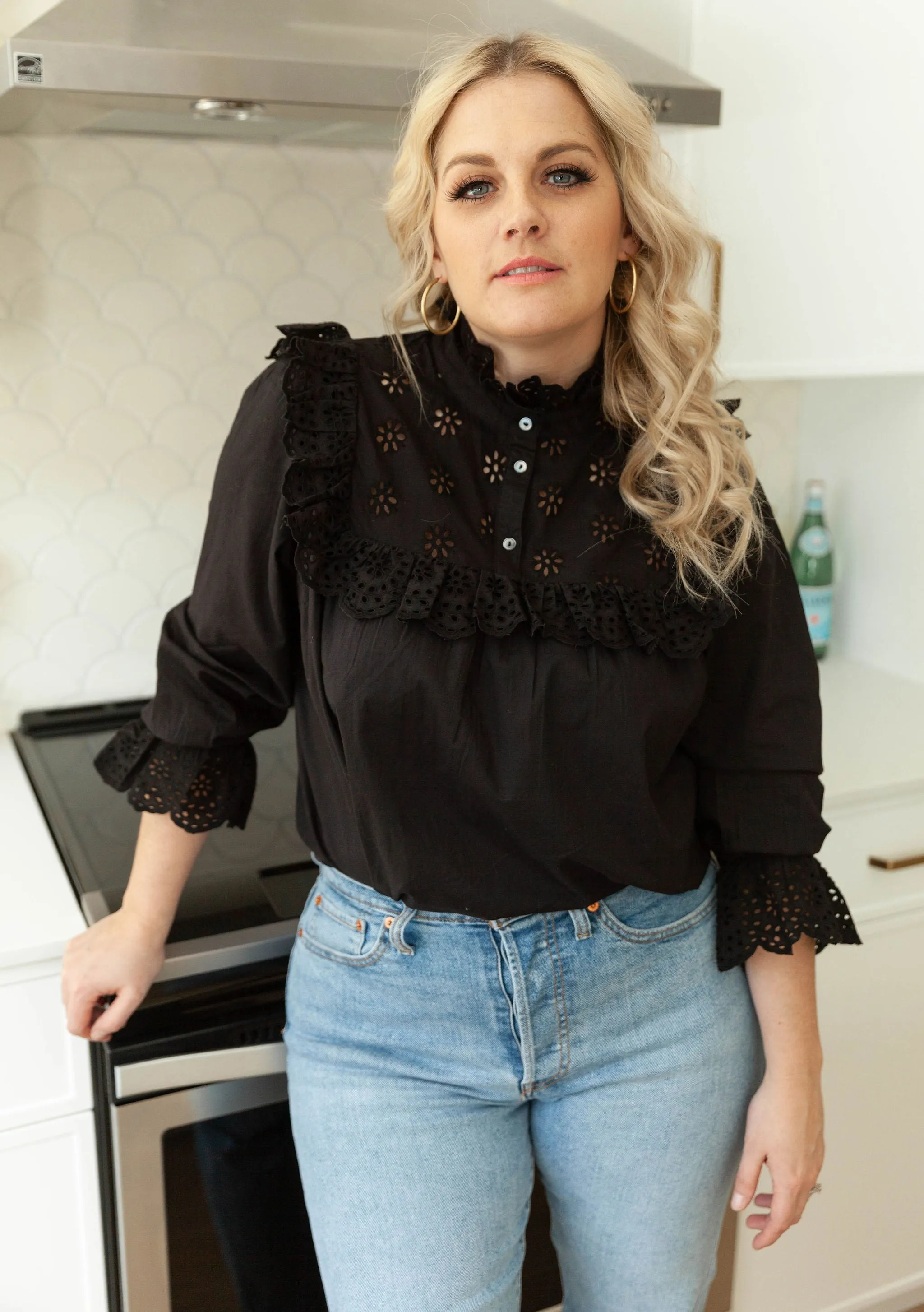 The Nilea Blouse by Part Two - Black