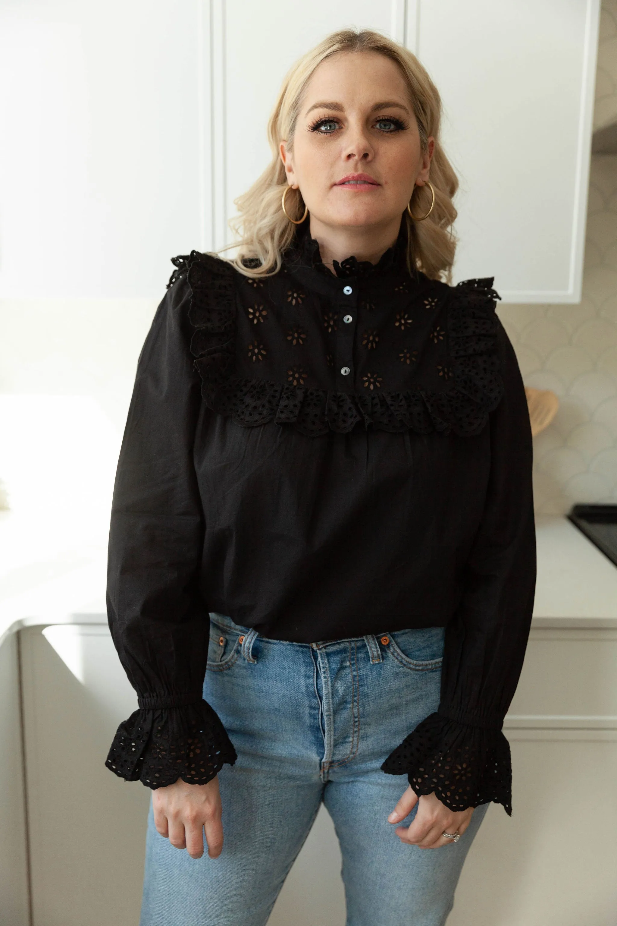 The Nilea Blouse by Part Two - Black