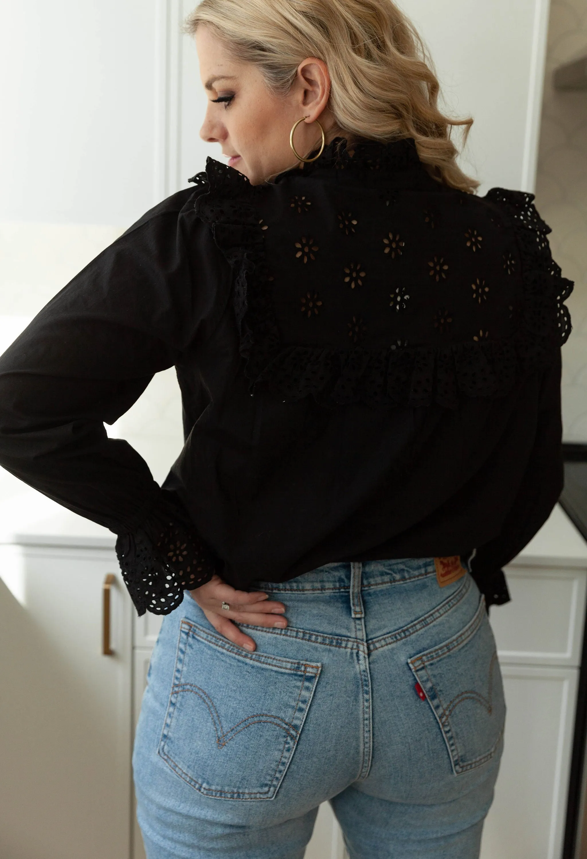 The Nilea Blouse by Part Two - Black