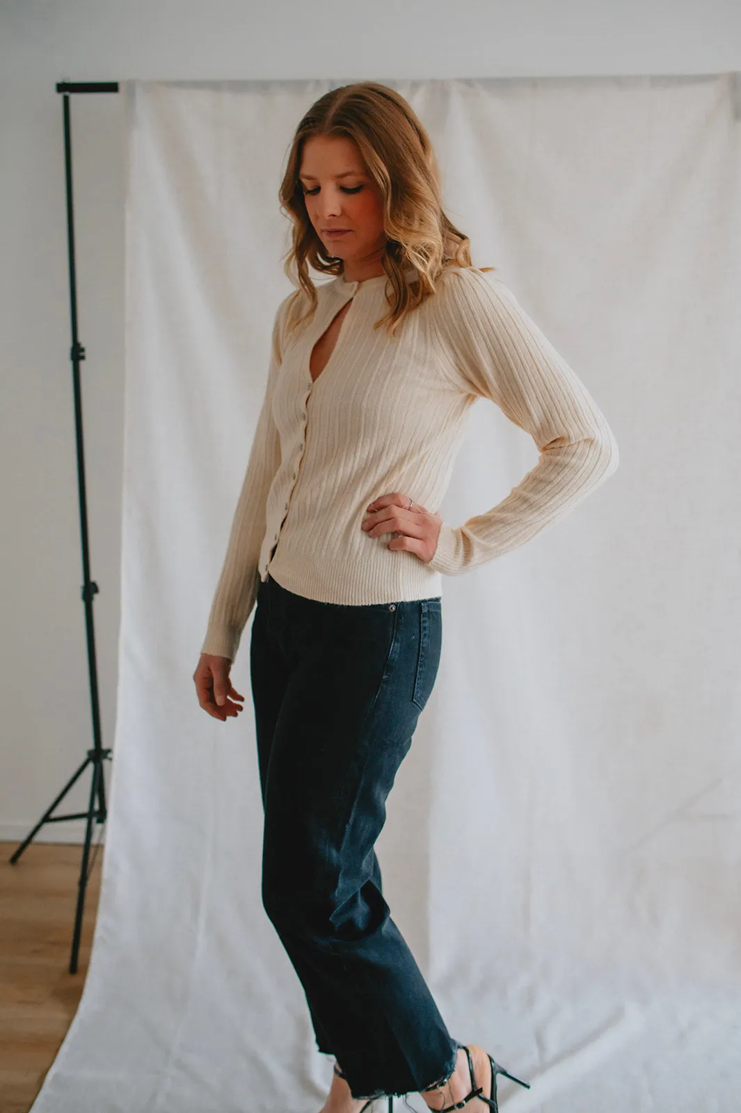 The Reed Cardi by Heartloom - Ivory