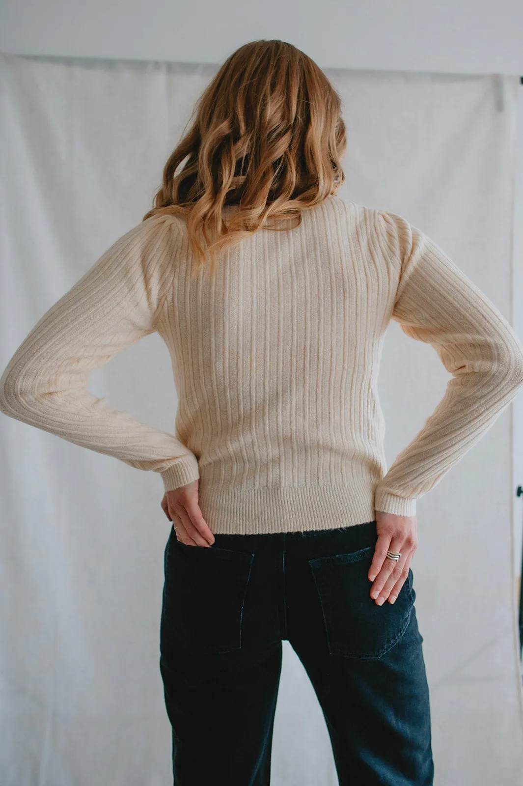 The Reed Cardi by Heartloom - Ivory