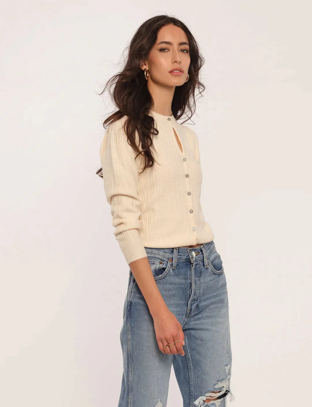 The Reed Cardi by Heartloom - Ivory
