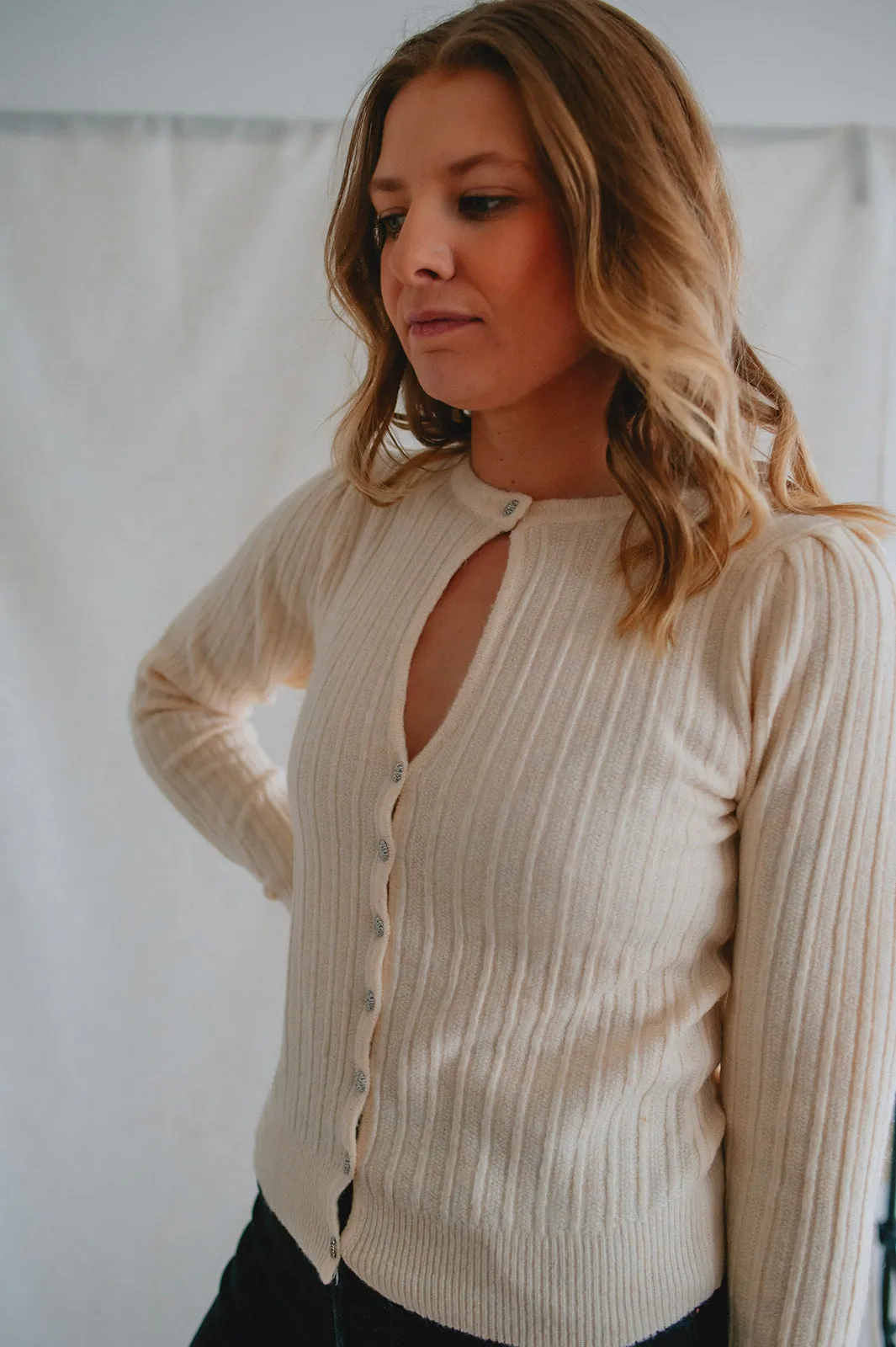 The Reed Cardi by Heartloom - Ivory