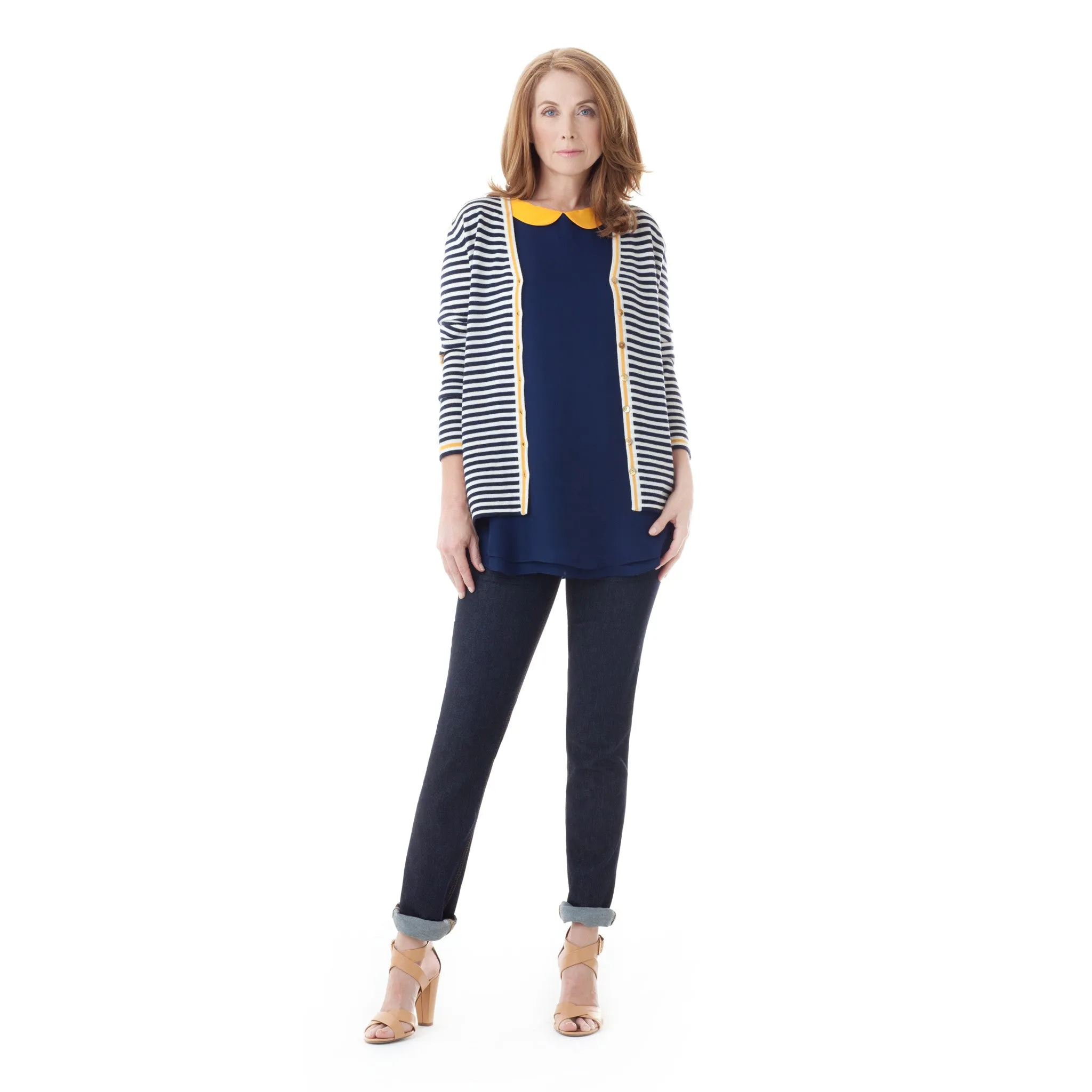 THREE STRIPE CARDIGAN
