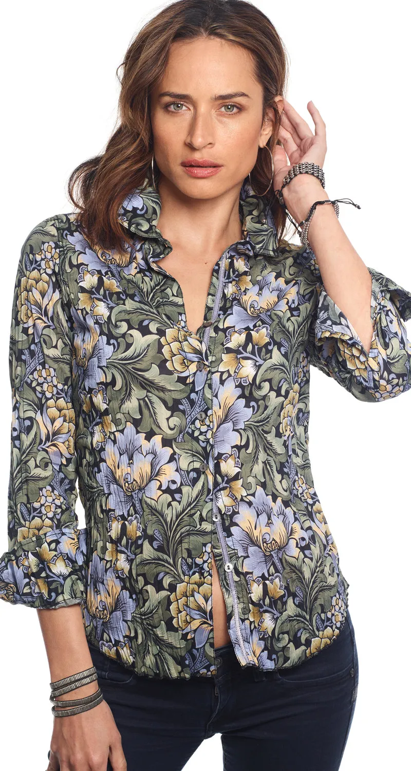TIKAL BLUE BUTTON DOWN SHIRT