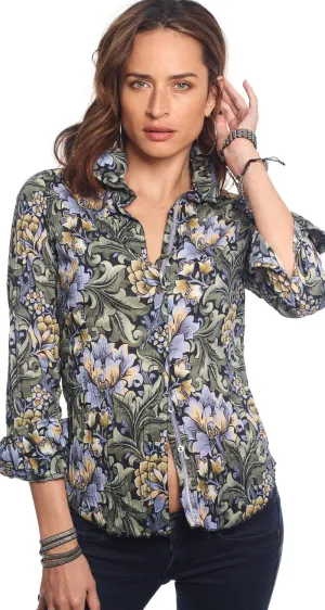 TIKAL BLUE BUTTON DOWN SHIRT