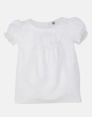 Tilly : White cotton blouse