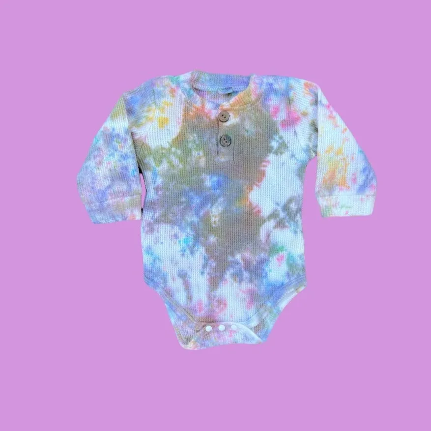 Toddler Rainbow Tie Dye Onesie Jogger Set