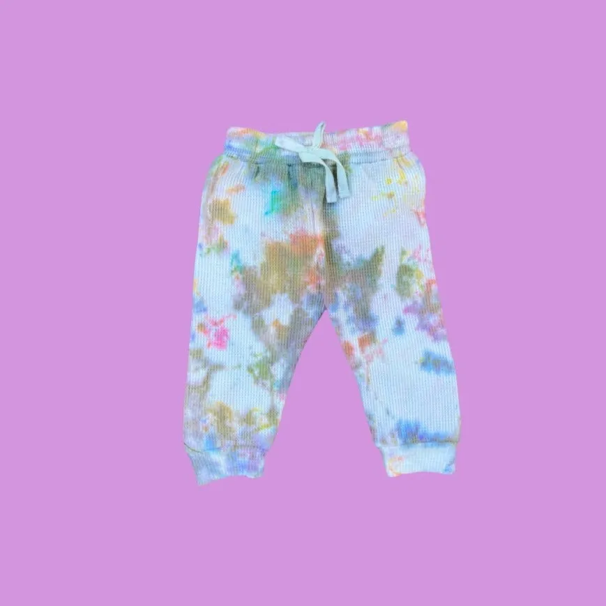 Toddler Rainbow Tie Dye Onesie Jogger Set