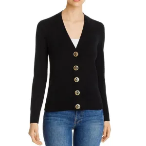 Tory Burch - Black Merino Wool Cardigan