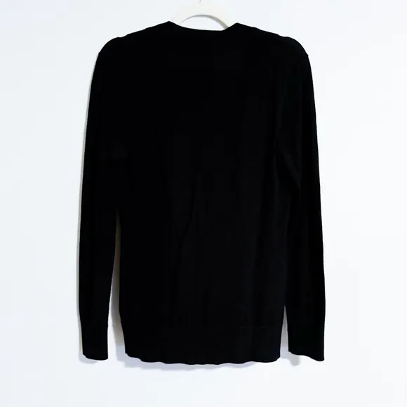Tory Burch - Black Merino Wool Cardigan