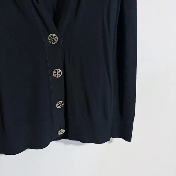 Tory Burch - Black Merino Wool Cardigan