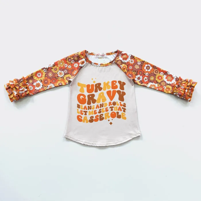 Turkey Gravy Girls Raglan