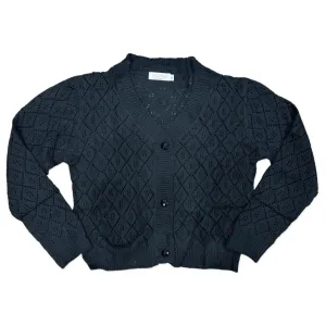 Tweenstyle Black Button Down Cardigan