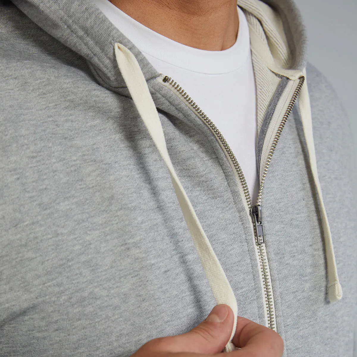 TYR Heather UltraSoft Men's Heavyweight Terry Full-Zip Hoodie