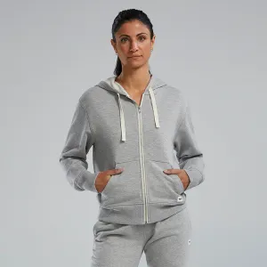 TYR Heather UltraSoft Womens  Heavyweight Terry Full-Zip Hoodie