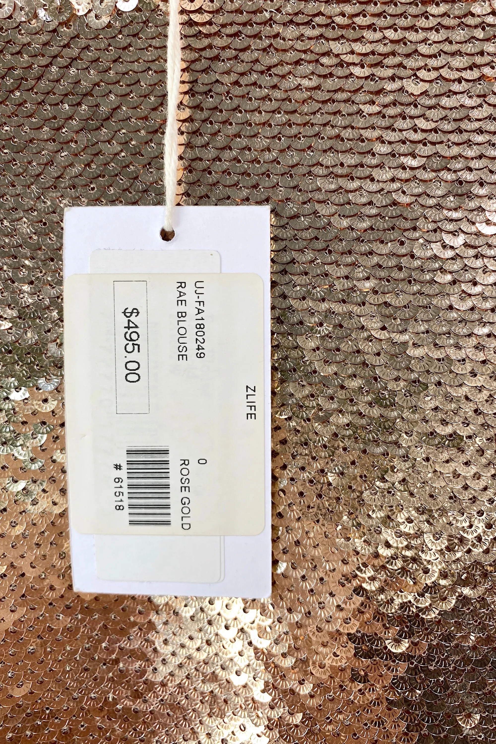 Ulla Johnson Blush Sequin Blouse