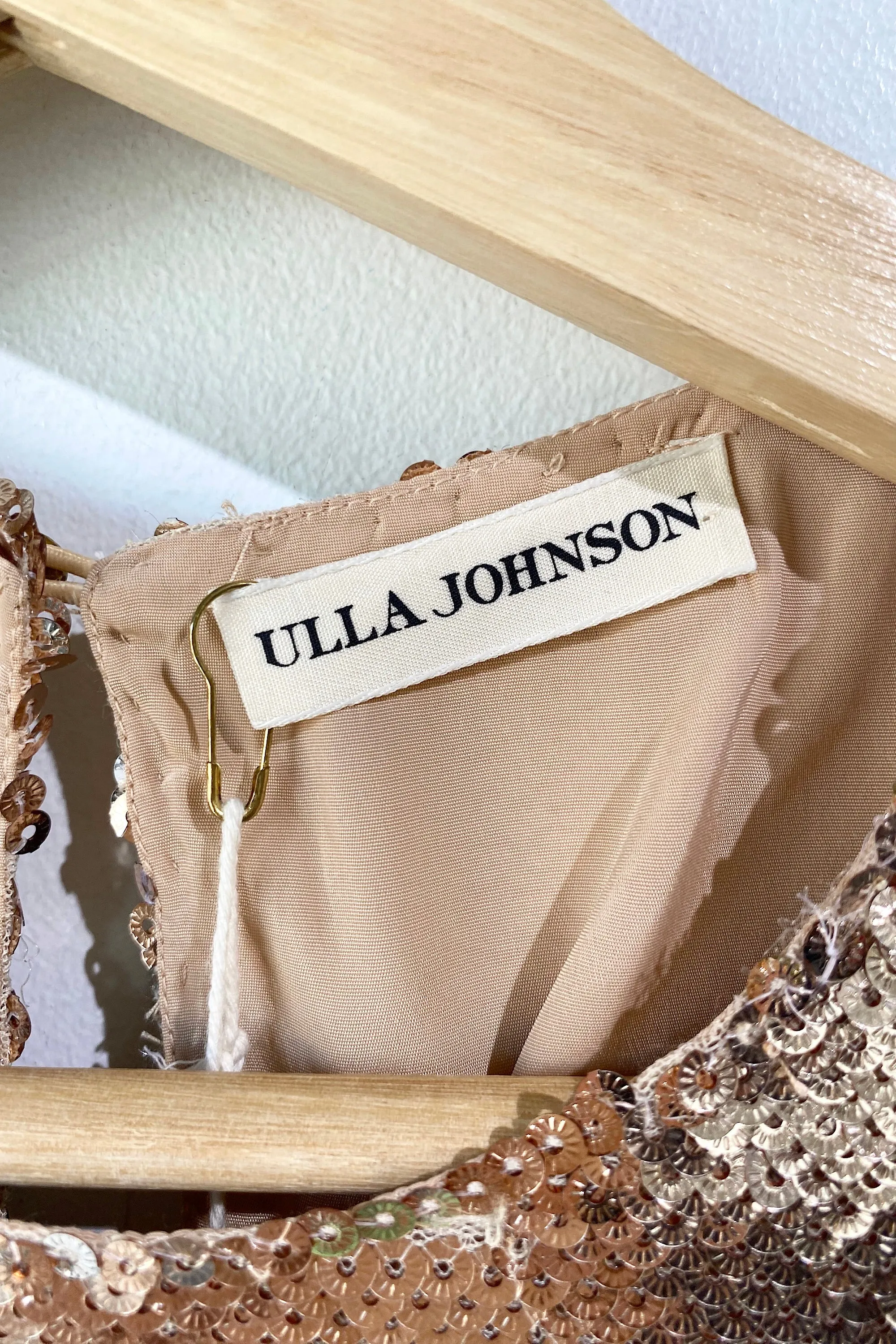 Ulla Johnson Blush Sequin Blouse