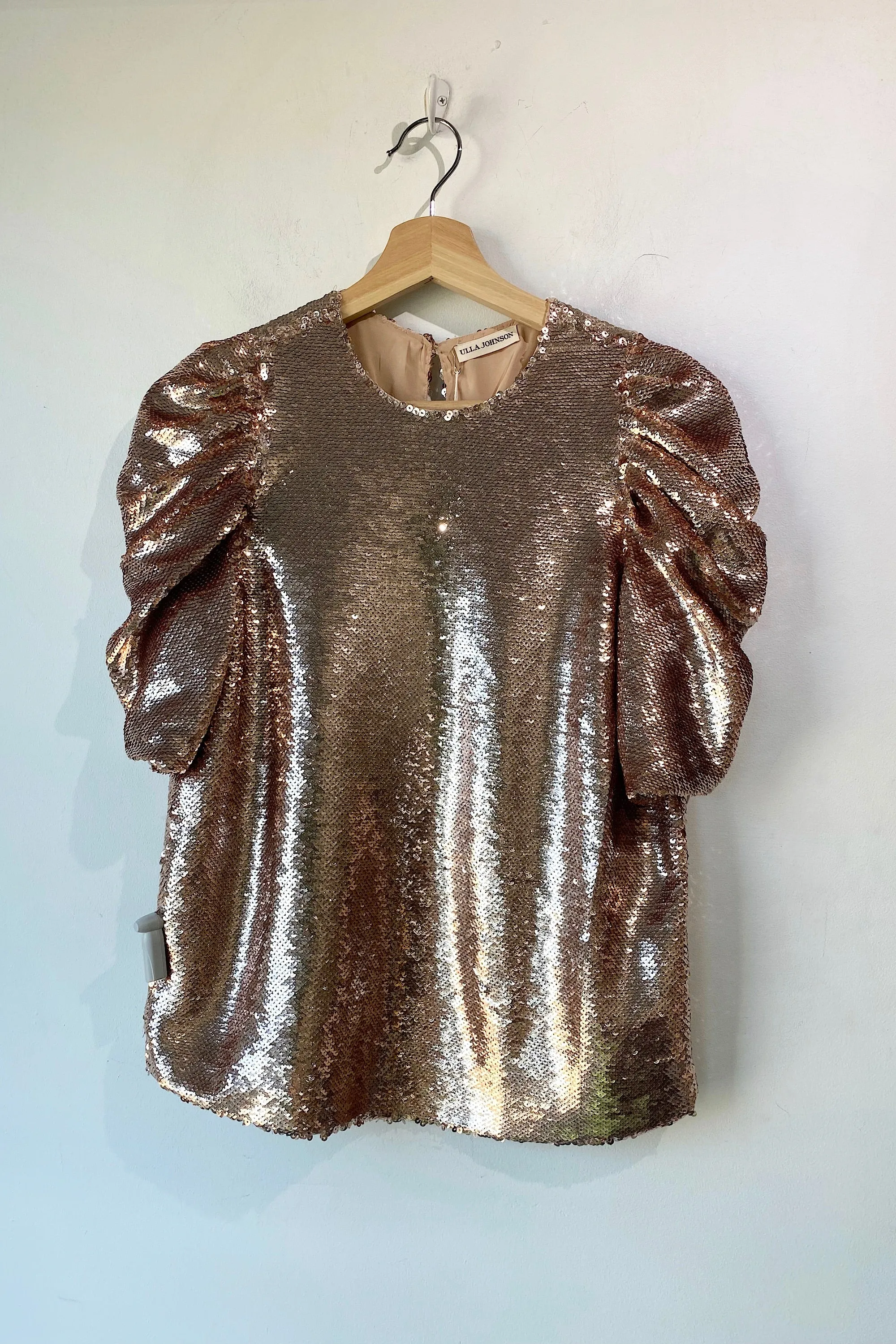 Ulla Johnson Blush Sequin Blouse
