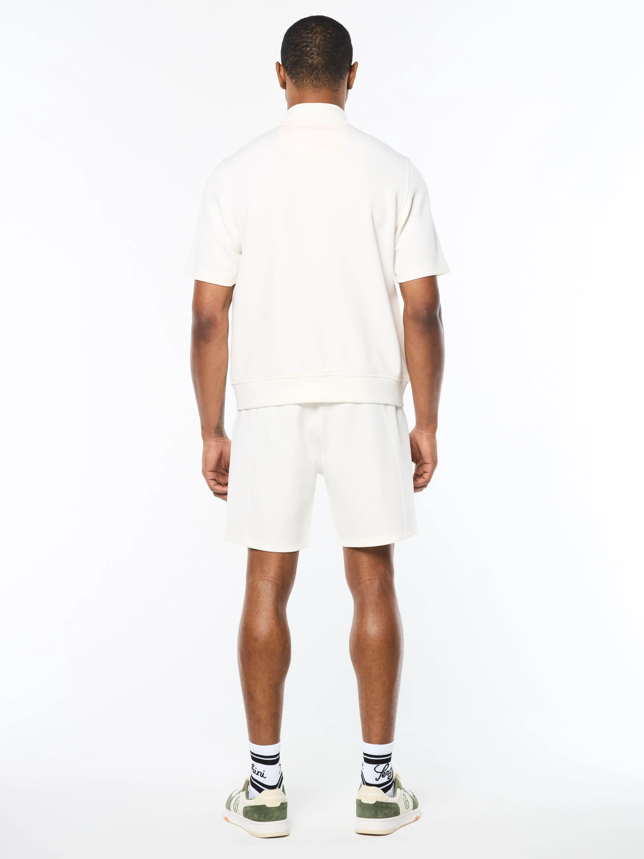 Urso Short Sleeve Track Jacket- Gardenia