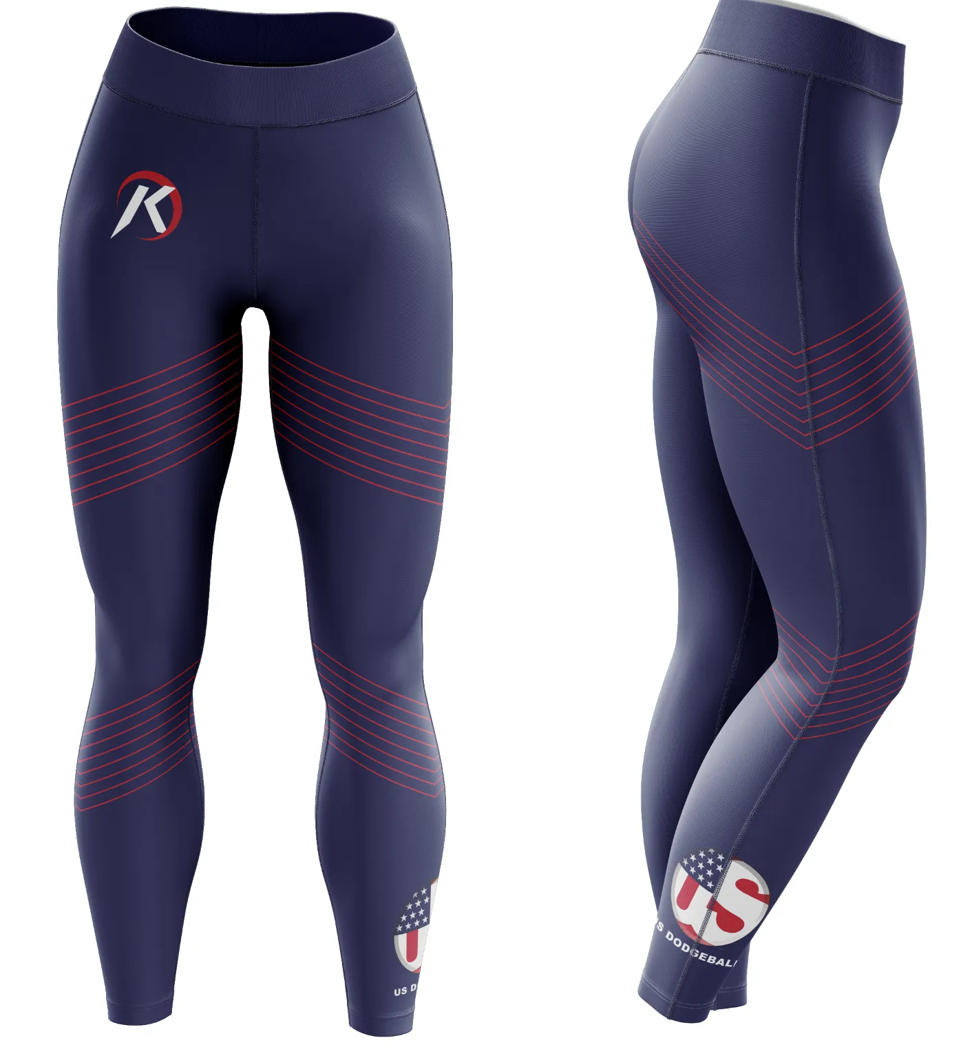 US Women's Dodgeball Leggings