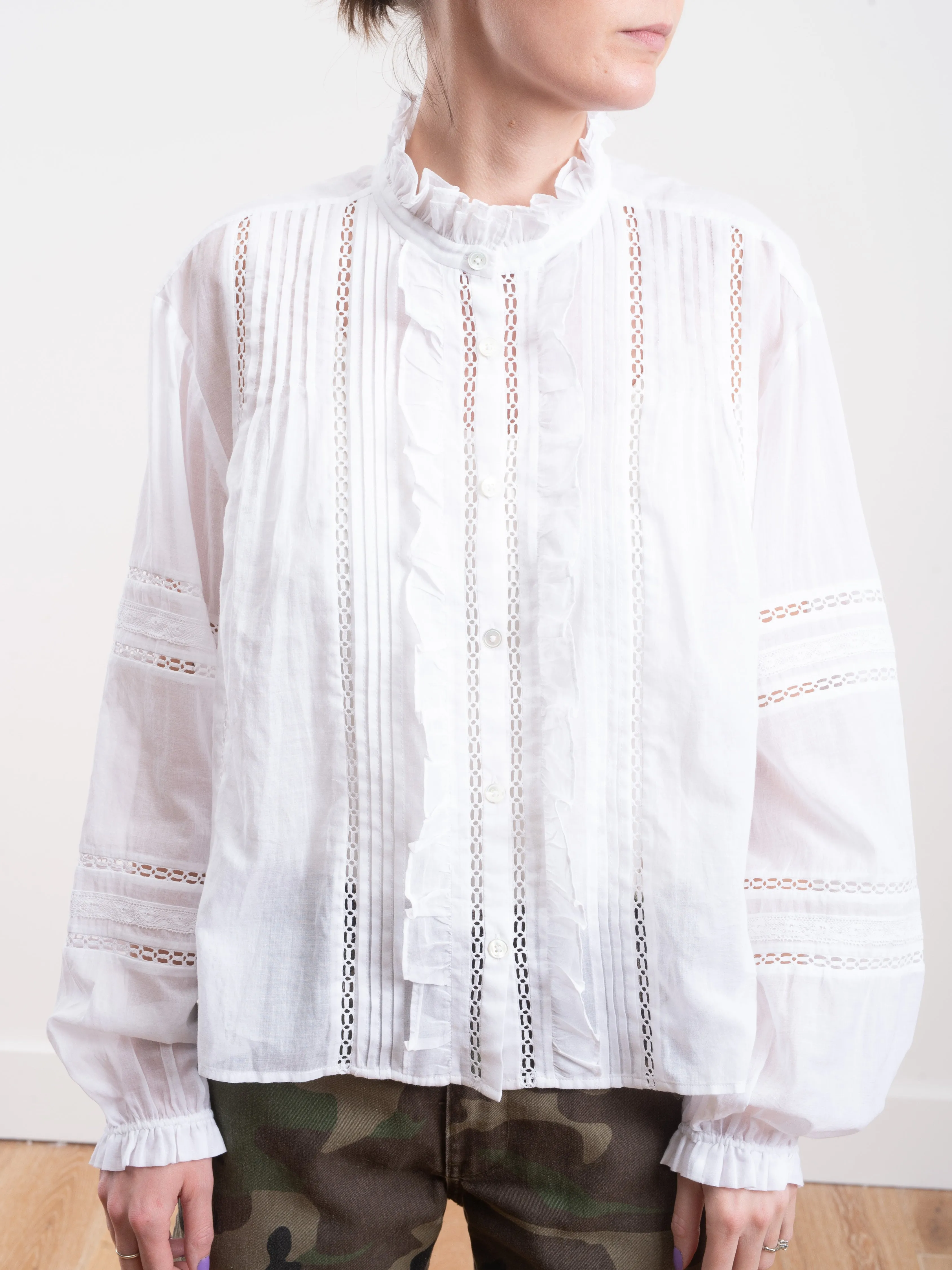 valda shirt - white