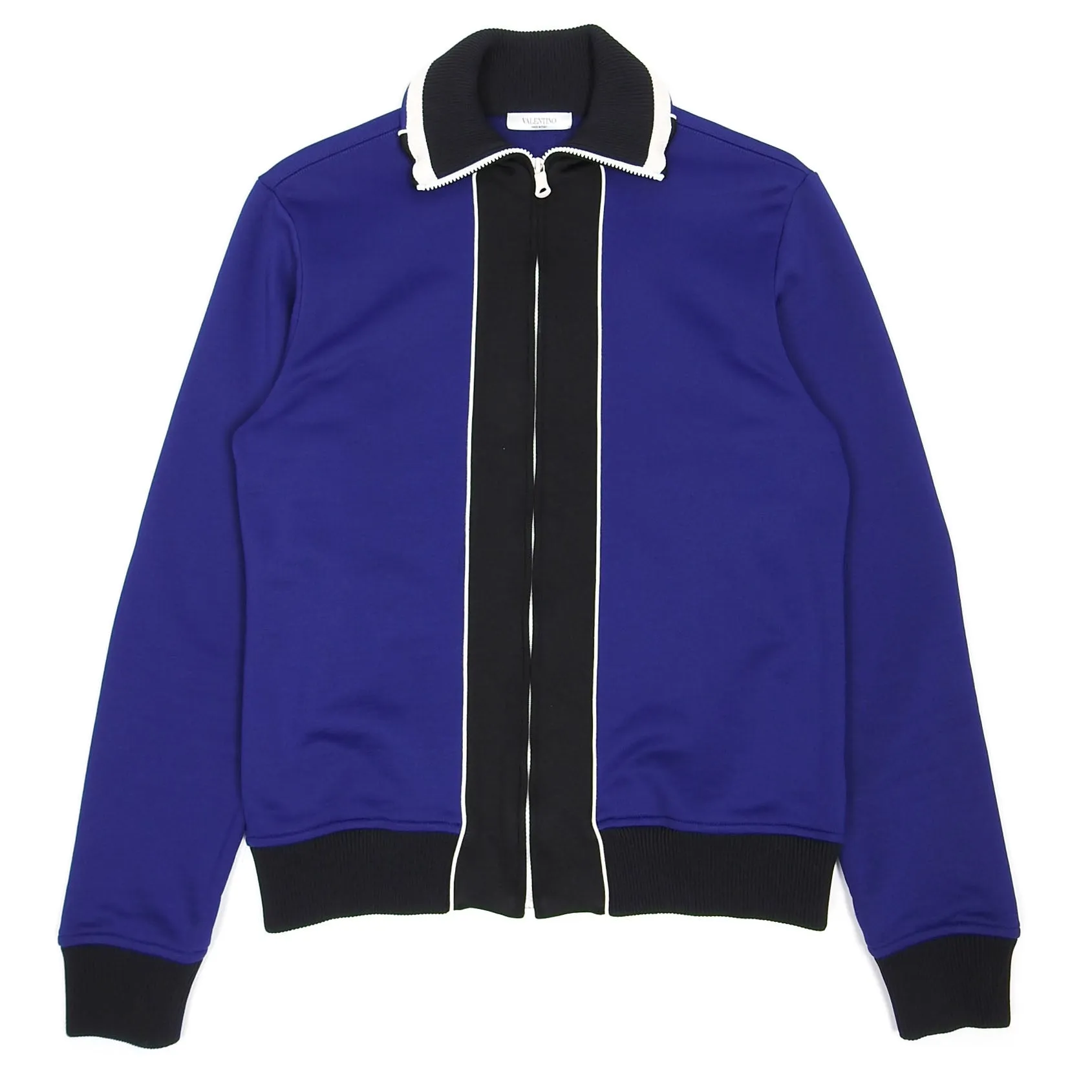 Valentino Blue/Black Track Top Medium