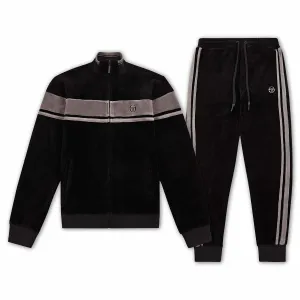 Velour Damarindo Suit - Black