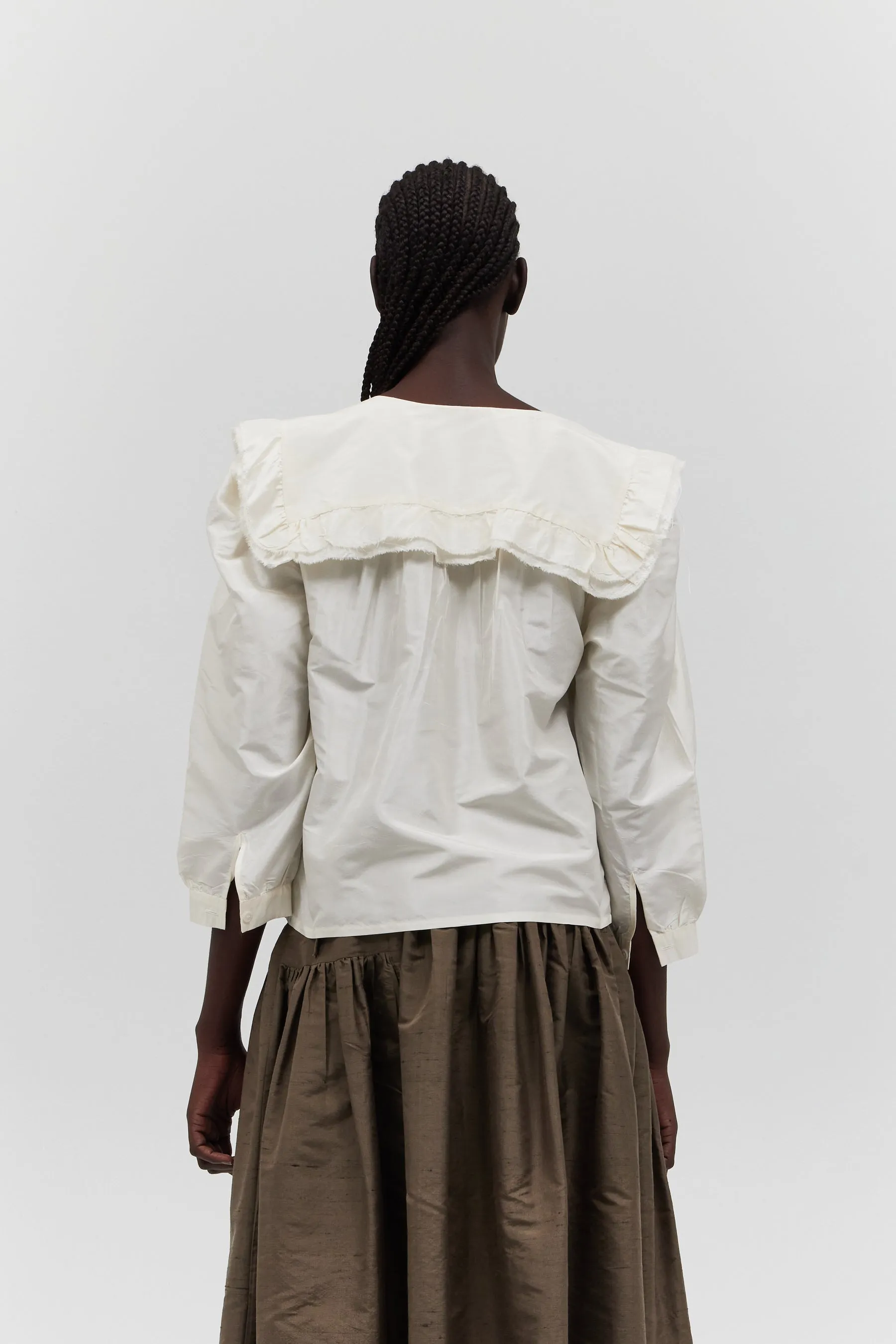 VIENNA BLOUSE — WHITE