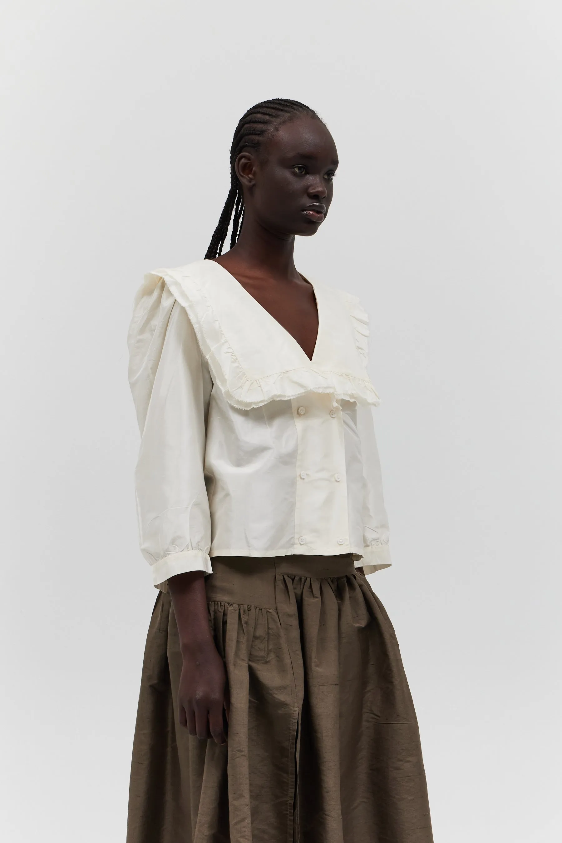 VIENNA BLOUSE — WHITE